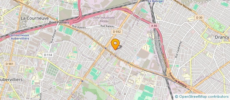 localisation de l'entreprise SHUN YI à LA COURNEUVE