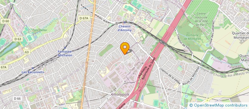 localisation de l'entreprise SHUNA EDITIONS à ANTONY