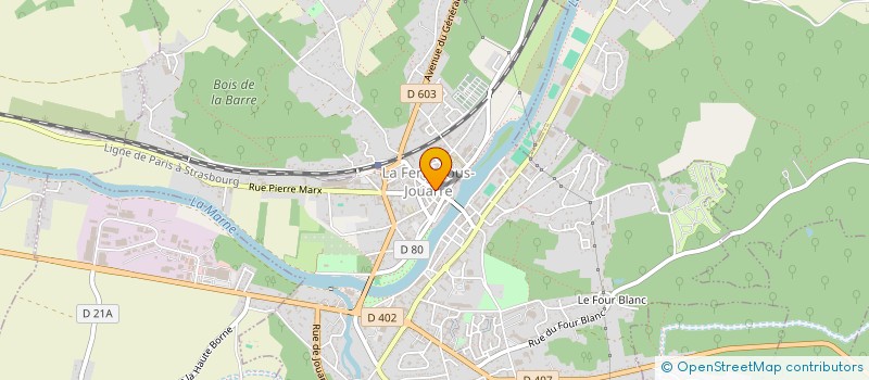 localisation de l'entreprise SHUNFA à LA FERTE-SOUS-JOUARRE