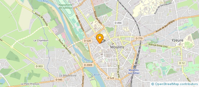 localisation de l'entreprise SHUNFA à MOULINS
