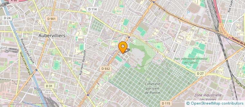 localisation de l'entreprise SHUROO  AUBERVILLIERS