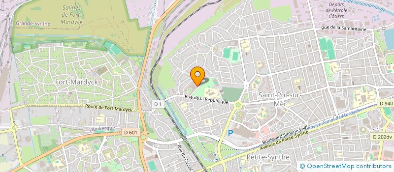 localisation de l'entreprise SHUT UP DANSE à DUNKERQUE