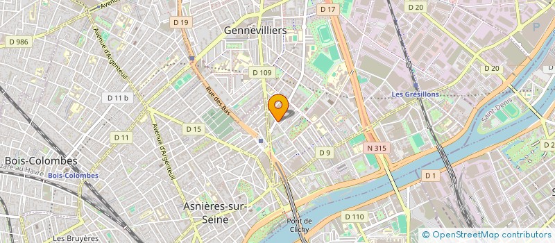 localisation de l'entreprise SHUTTLE NAVETTE à GENNEVILLIERS