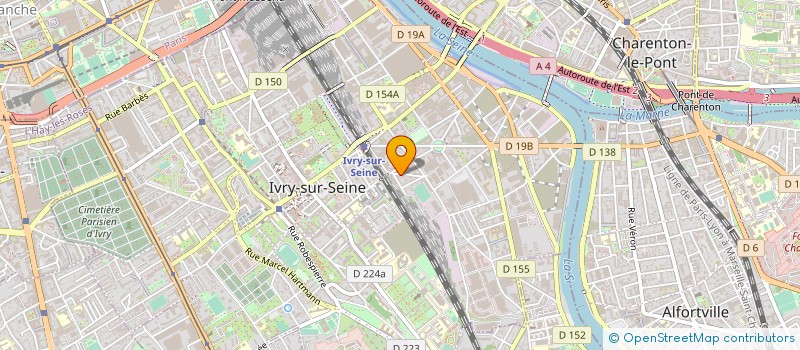 localisation de l'entreprise SHUTTLE ONE PARIS  IVRY-SUR-SEINE