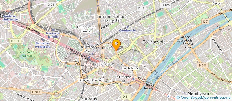 localisation de l'entreprise SHUTTLE R.M à COURBEVOIE