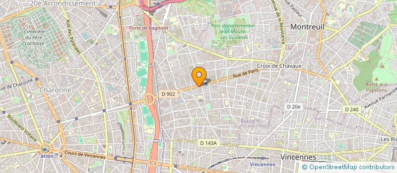 localisation de l'entreprise SHUTTLE SERVICE à MONTREUIL