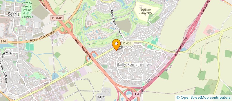 localisation de l'entreprise SHUTTLE VAL D'EUROPE  BAILLY-ROMAINVILLIERS