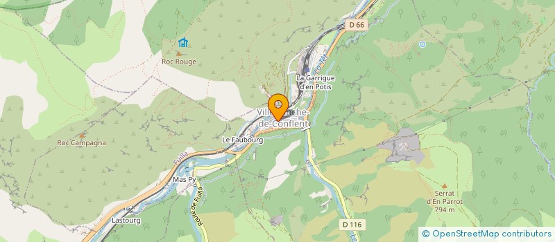 localisation de l'entreprise SHUZZ ASSOCIATION  VILLEFRANCHE DE CONFLENT