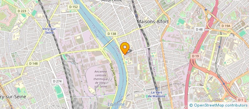 localisation de l'entreprise SHV TRADERS  ALFORTVILLE