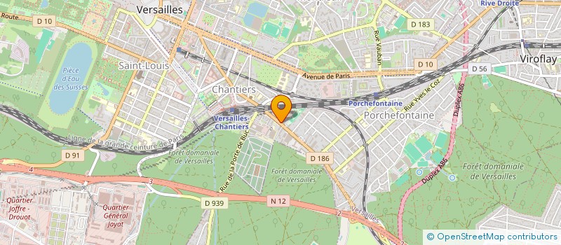 localisation de l'entreprise SHYMZ SERVICES à VERSAILLES
