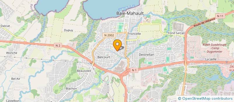 localisation de l'entreprise SHYN NETWORK DISTRIBUTION  BAIE MAHAULT