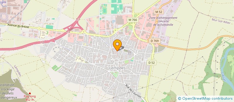 localisation de l'entreprise SHYNE  LEMPDES