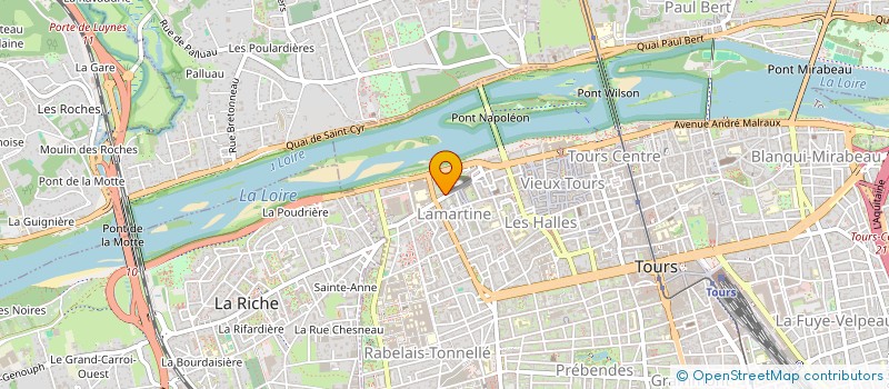 localisation de l'entreprise SHYREL à TOURS