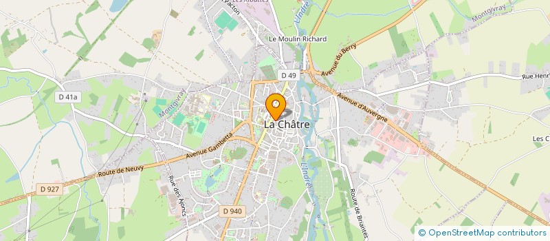 localisation de l'entreprise SHYREL SERVICES à LA CHATRE