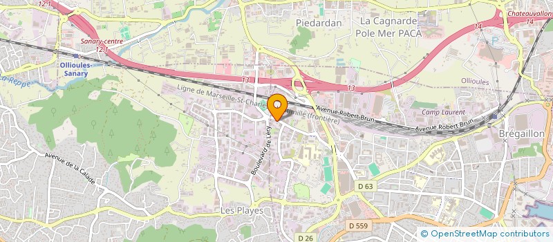 localisation de l'entreprise SHZ LOC  LA SEYNE-SUR-MER