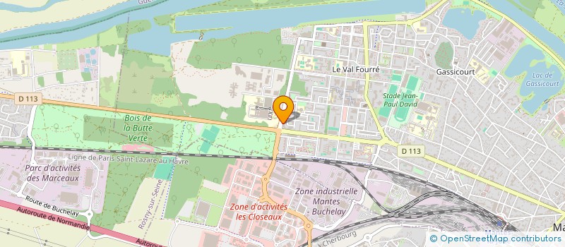 localisation de l'entreprise SI  MANTES-LA-JOLIE