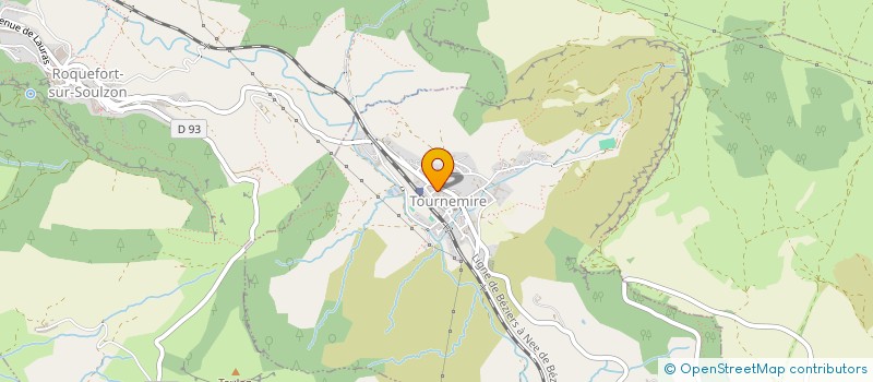 localisation de l'entreprise SI A VOCATION MULTIPLE DU COMBALOU  ROQUEFORT-SUR-SOULZON