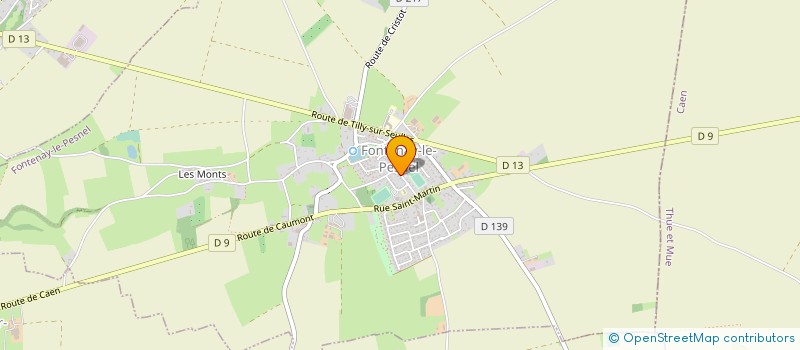 localisation de l'entreprise SI A VOCATION SCOLAIRE TILLY SUR SEULLES à FONTENAY-LE-PESNEL