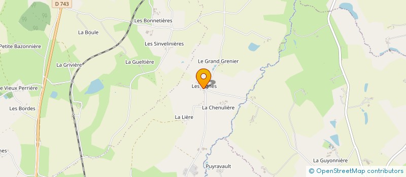 localisation de l'entreprise SI AGENCEMENT à SAINT-PARDOUX-SOUTIERS
