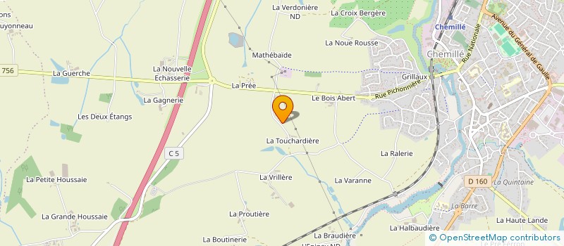 localisation de l'entreprise SI ALIMENT EAU POTABLE MAUGES GATINE à CHEMILLE-EN-ANJOU