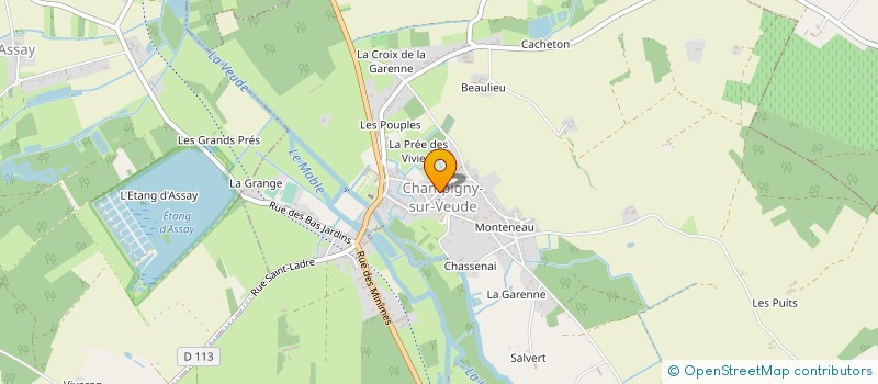 localisation de l'entreprise SI ALIMENT EAU POTABLE REGION CHAMPIGNY à CHAMPIGNY-SUR-VEUDE