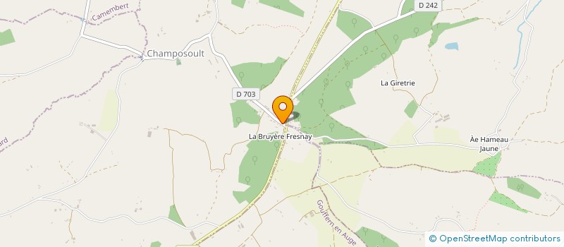 localisation de l'entreprise SI ALIMENTATION EAU POTABLE CHAMPOSOULT à CHAMPOSOULT