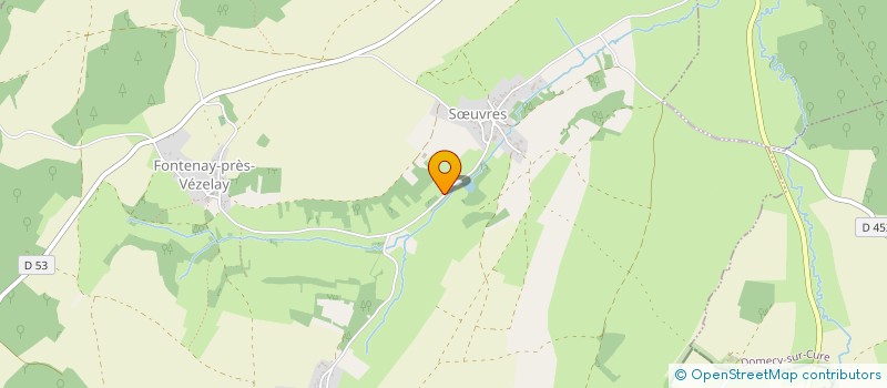 localisation de l'entreprise SI ALIMENTATION EAU POTABLE SOURCE...  FONTENAY-PRES-VEZELAY