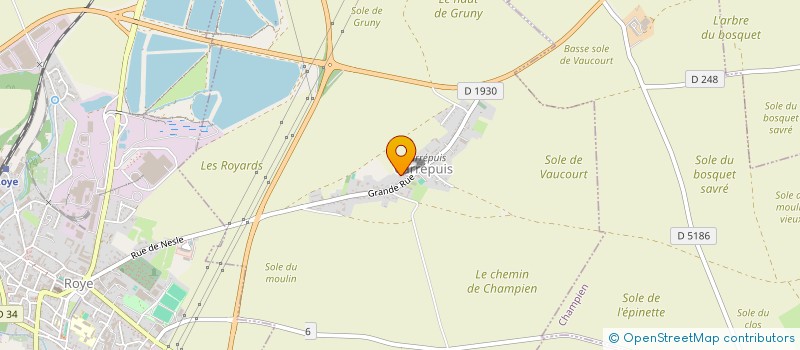 localisation de l'entreprise SI ALIMENTATION EN EAU POTABLE à GRUNY