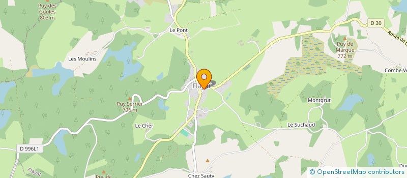 localisation de l'entreprise SI AMENAGEMENT GESTION BASSIN SCOLAIRE à FLAYAT