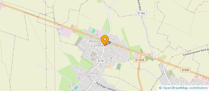 localisation de l'entreprise SI AMENAGEMENT TOURISTIQUE VAL DU RIOT à BEAUVOIS-EN-CAMBRESIS