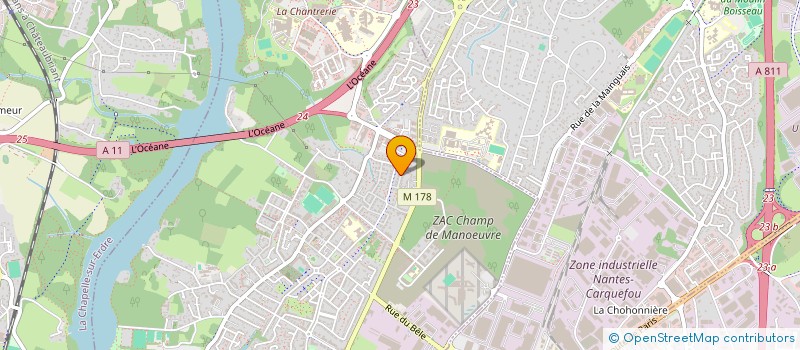 localisation de l'entreprise SI ANGEL à NANTES