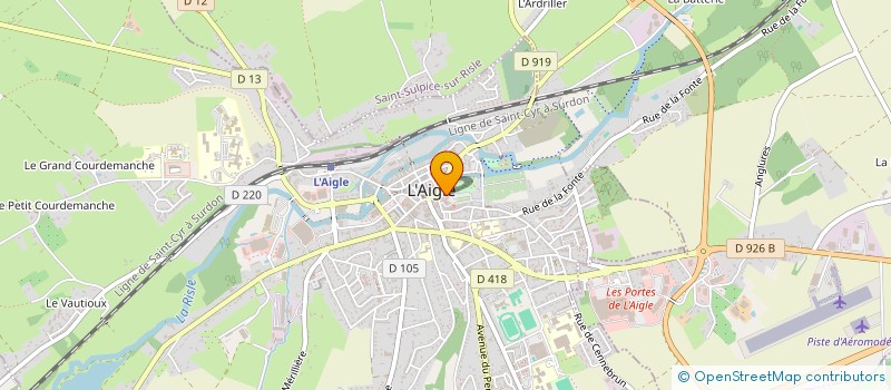 localisation de l'entreprise SI ASSAINIS REGION PAYS OUCHE CANTONS... à L'AIGLE