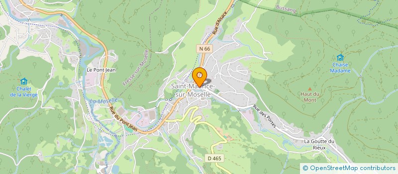 localisation de l'entreprise SI BATIM INCENDIE SECOURS HTE MOSELLE à SAINT-MAURICE-SUR-MOSELLE