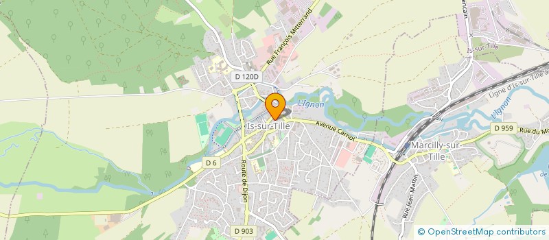 localisation de l'entreprise SI'BELLE à IS-SUR-TILLE