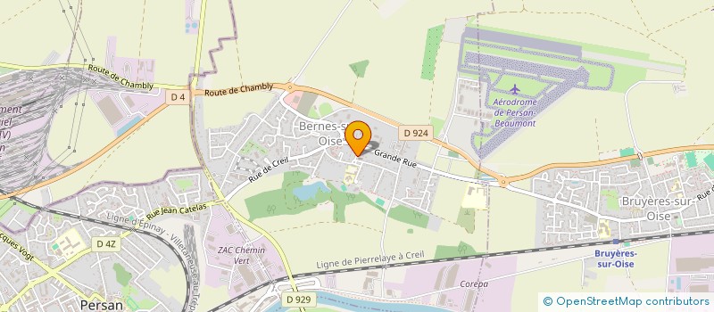 localisation de l'entreprise SI BERNES SUR OISE ET BRUYERES SUR OISE  BERNES-SUR-OISE