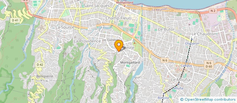 localisation de l'entreprise SI BONDYE LA FE à SAINT-DENIS