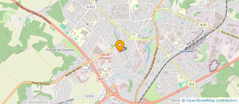 localisation de l'entreprise SI BOUQUET-FOKAPU à SOISSONS