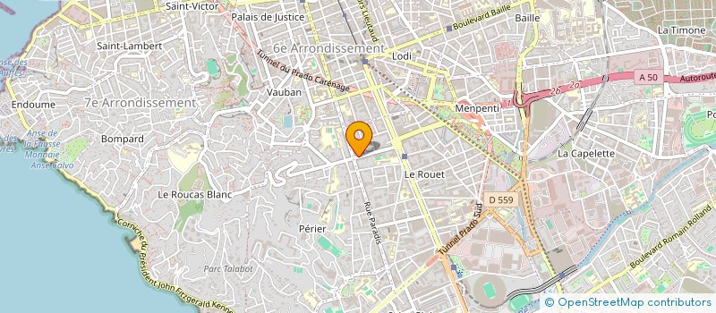localisation de l'entreprise SI BUREAUTIQUE MEDITERRANEE à MARSEILLE