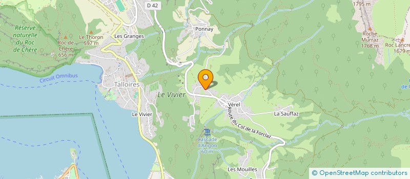 localisation de l'entreprise SI CA VIENT DE LA TERRE  TALLOIRES-MONTMIN