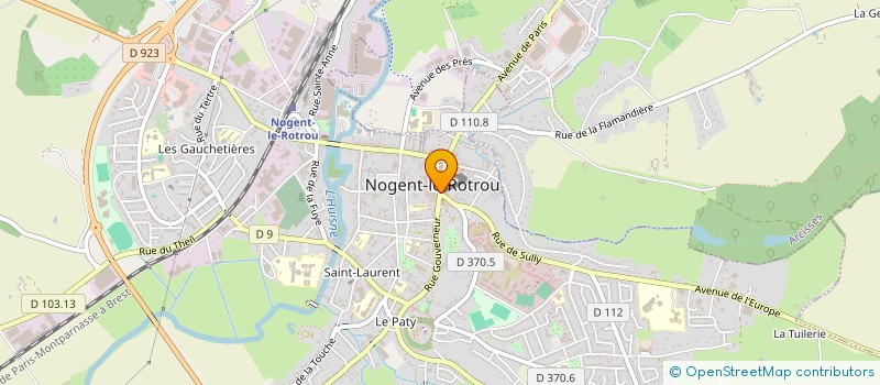 localisation de l'entreprise SI CONSTRUCTION GESTION PISCINE COUVERTE  NOGENT-LE-ROTROU