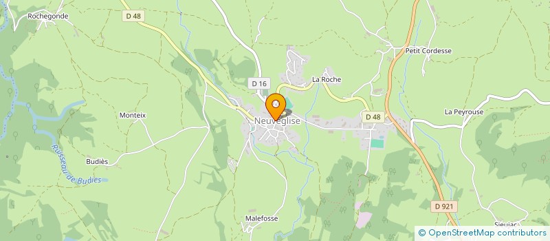 localisation de l'entreprise SI D'ADDUCTION DE LA REGION DE NEUVEGLISE à NEUVEGLISE-SUR-TRUYERE