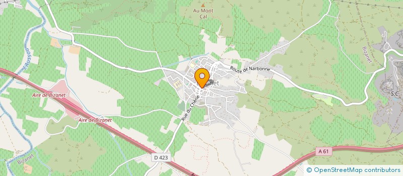 localisation de l'entreprise SI D'AIRES DE LAVAGE ENTRE CORBIERES ET MINERVOIS  RAISSAC-D'AUDE