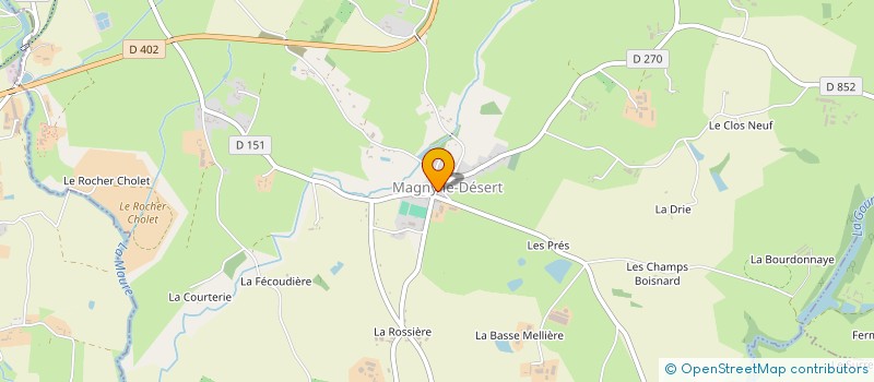 localisation de l'entreprise SI D'ALIMENTATION EN EAU POTABLE à MAGNY-LE-DESERT