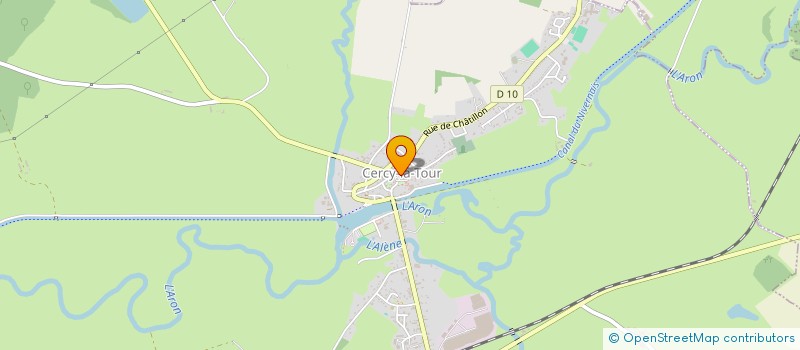 localisation de l'entreprise SI D ALIMENTATION EN EAU POTABLE DU VAL D ARON à CERCY-LA-TOUR