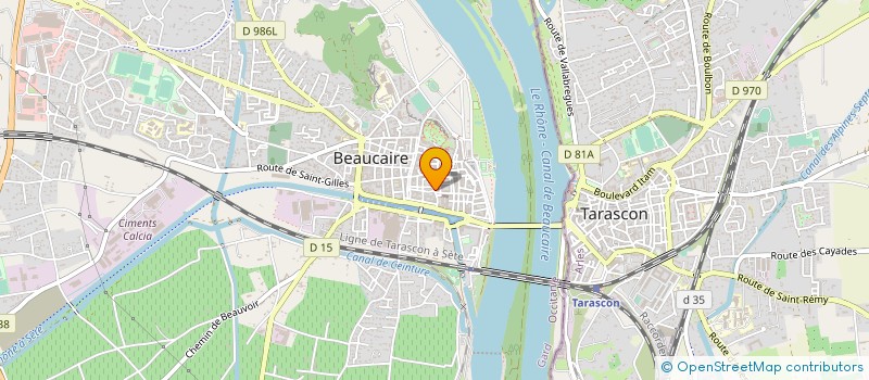 localisation de l'entreprise SI D'ASSAINISSEMENT DES TERRES DU BASSIN DE JONQUIERES-SAINT-VINCENT à JONQUIERES-SAINT-VINCENT