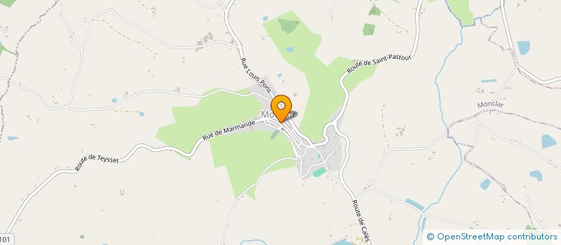localisation de l'entreprise SI D'ASSAINISSEMENT DES VALLEES DU TOLZAC à MONCLAR