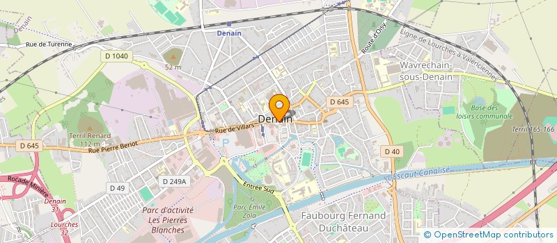 localisation de l'entreprise SI D'ASSAINISSEMENT ET D'EVACUATION DES EAUX PLUVIALES DE LA REGION DENAIN à DENAIN