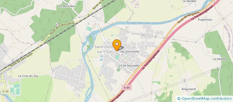localisation de l'entreprise SI D'ASSAINISSEMENT SAINT-ASTIER MONTREM à SAINT-ASTIER