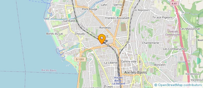 localisation de l'entreprise SI D'AVENTURE PRODUCTIONS  AIX-LES-BAINS