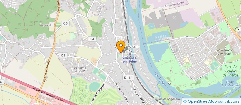 localisation de l'entreprise SI D'ELECTRICITE DE LA REGION DE VILLENNES  VILLENNES-SUR-SEINE